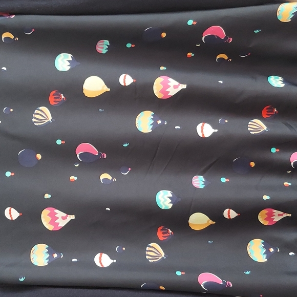 Kate Spade Head in the Clouds Hot Air Balloon Sweater Size Large Blue Multicolor - Picture 3 of 16